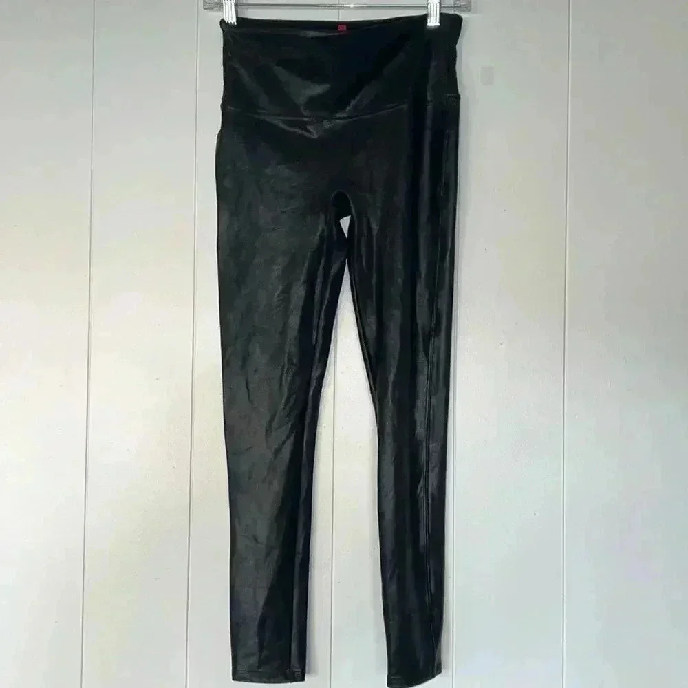 Spanx Faux Leather Leggings Petite F12